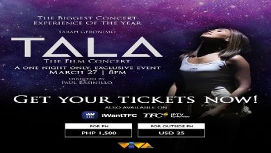 TALA The Film Concert---iWantTFC and TFC IPTV ticket prices
