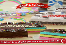Red Ribbon’s Rainbow and Cookies and Cream Dedication Cakes!