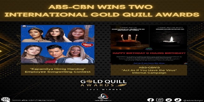 Artcard - ABS-CBN wins two International Gold Quill Awards_1