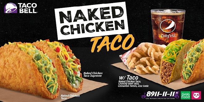 Taco Bell goes bold and fearless with its newest innovation, the Naked Chicken Taco!_1