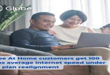 Globe At Home customers get 100 Mbps average internet speed under free plan realignment
