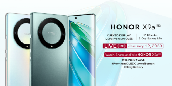 HONOR X9a 5G Unveiling Set for January 19