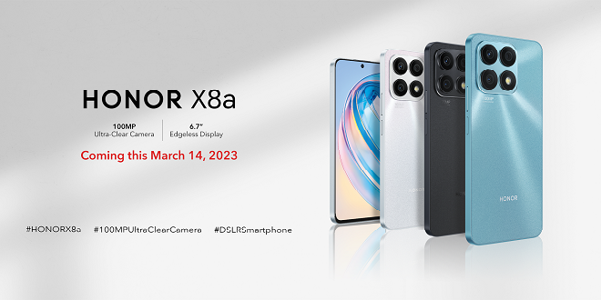 HONOR X8a to arrive on March 14, 2023