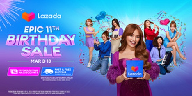 Lazada's Epic 11th Birthday KV 2