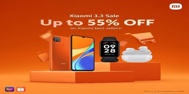 Xiaomi 3.3 Sale Save Up to 55% Smartphones and AIoT Products on ShopeeLazada