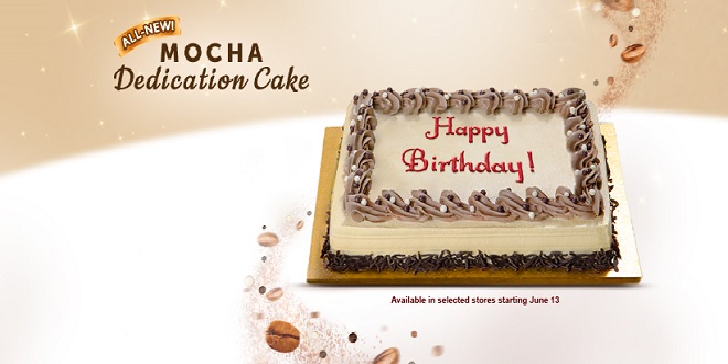 Red Ribbon Mocha Dedication Cake_1