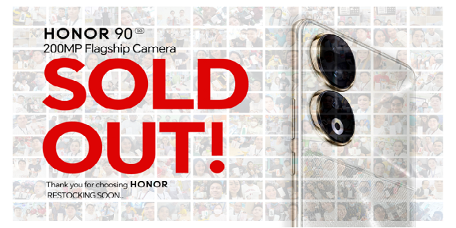 HONOR 90 5G Sells Out! Strong Public Demand Prompts HONOR to Prepare Restock