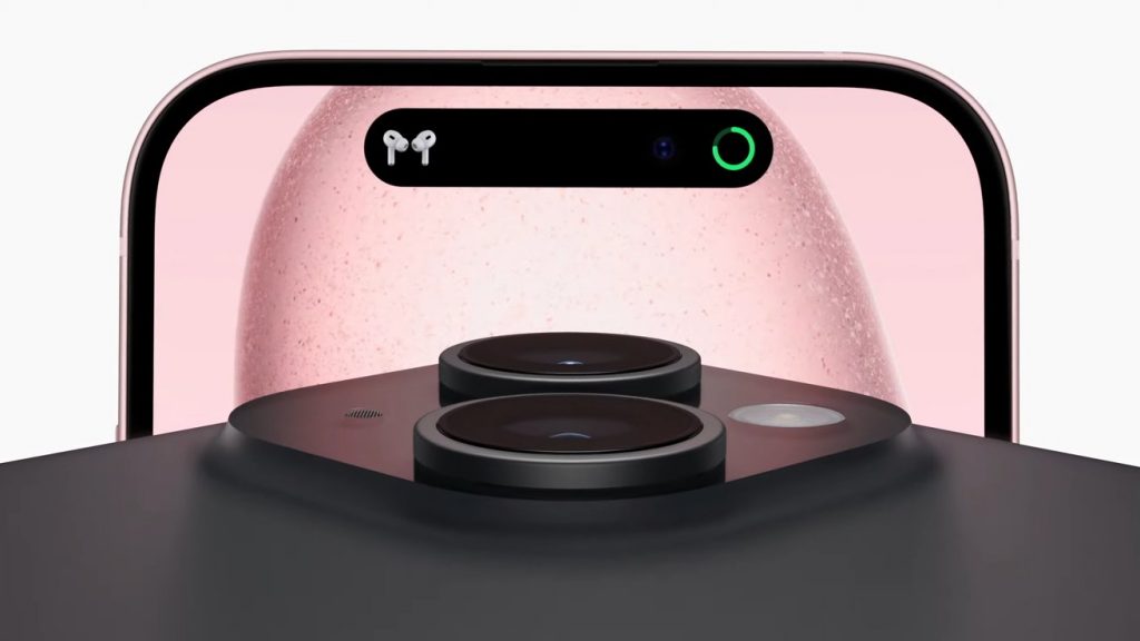 Dynamic Island of iPhone 15