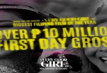 Kathryn and Dolly's A Very Good Girl Surpasses P10M on Its Opening Day