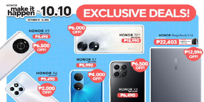 Unlock Over 10K Savings on HONOR Gadgets During 10.10 Sale!