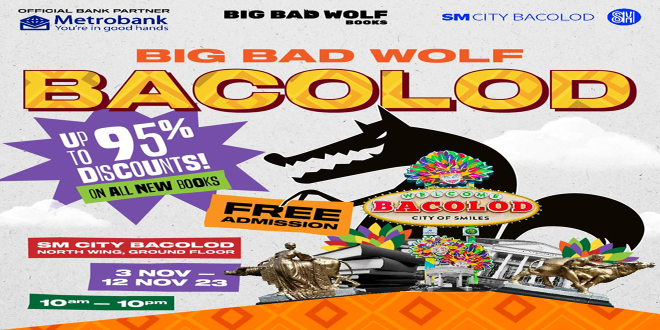 Big Bad Wolf Roars into Bacolod the First Time Ongoing Philippine Book Tour