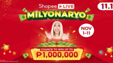 Chance to Win One Million Pesos 11.11 Shopee Live Milyonaryo!