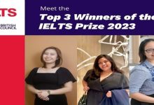 Media - IELTS Prize Winner (L-R K Madrunio, C Cruz, R Sartin)_1