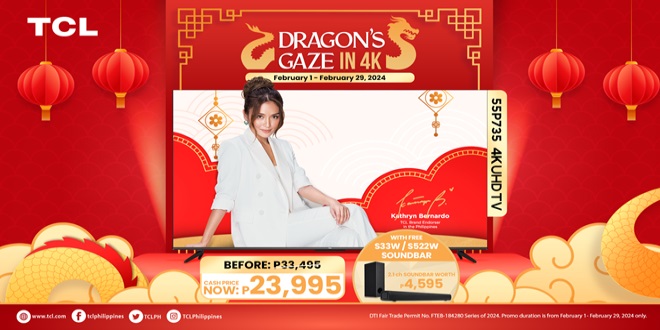 Experience the Roar of the Dragon's Gaze in 4K with TCL's Chinese New Year Promotion Experience the Roar of the Dragon's Gaze in 4K with TCL's Chinese New Year Promotion
