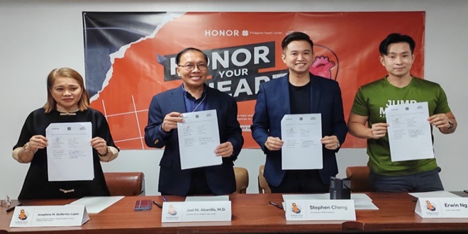 HONOR PH Teams Up with Philippine Heart Center to Promote Heart Health Awareness