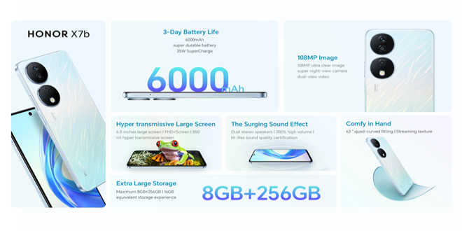 HONOR X7b Specs