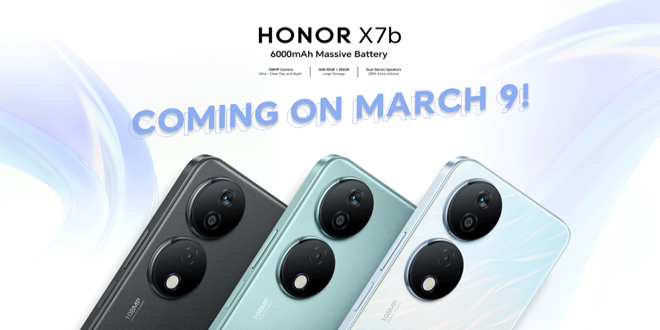 Main KV - HONOR X7b to enter PH Market on March 9!