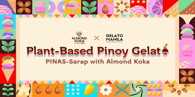 Almond Koka x Gelato Manila
