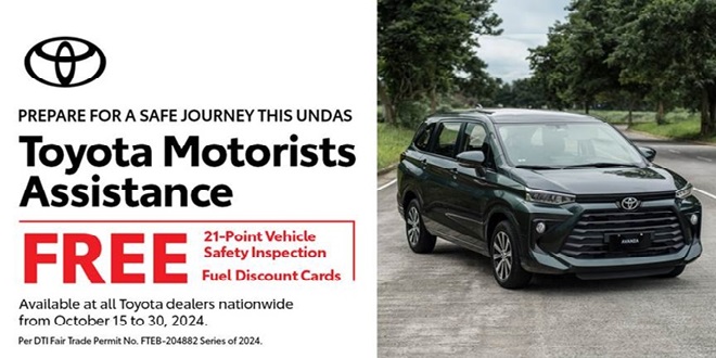 Stay Safe This Undas Get a Free Vehicle Safety Inspection from Toyota Stay Safe This Undas Get a Free Vehicle Safety Inspection from Toyota