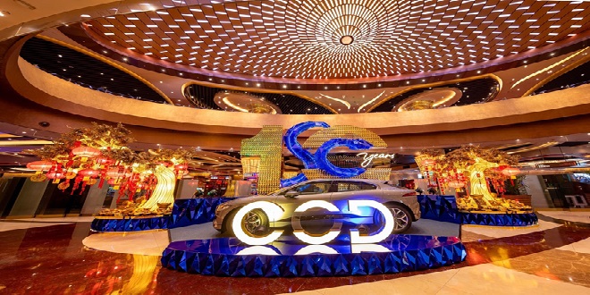 1 City of Dreams Manila - Decade of Dreams display at the main casino entrance 1 City of Dreams Manila - Decade of Dreams display at the main casino entrance
