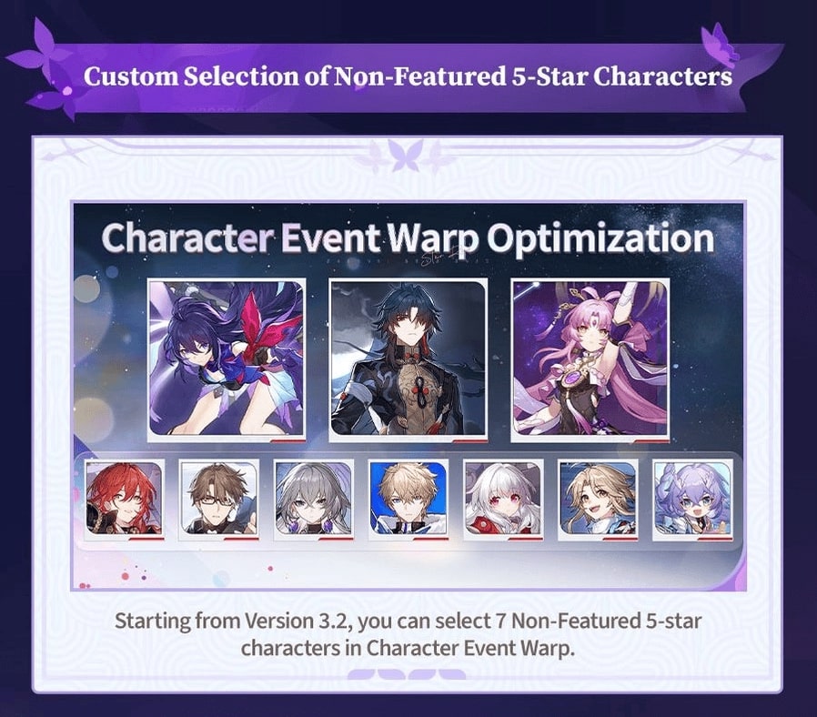 Honkai: Star Rail Standard Banner Customization