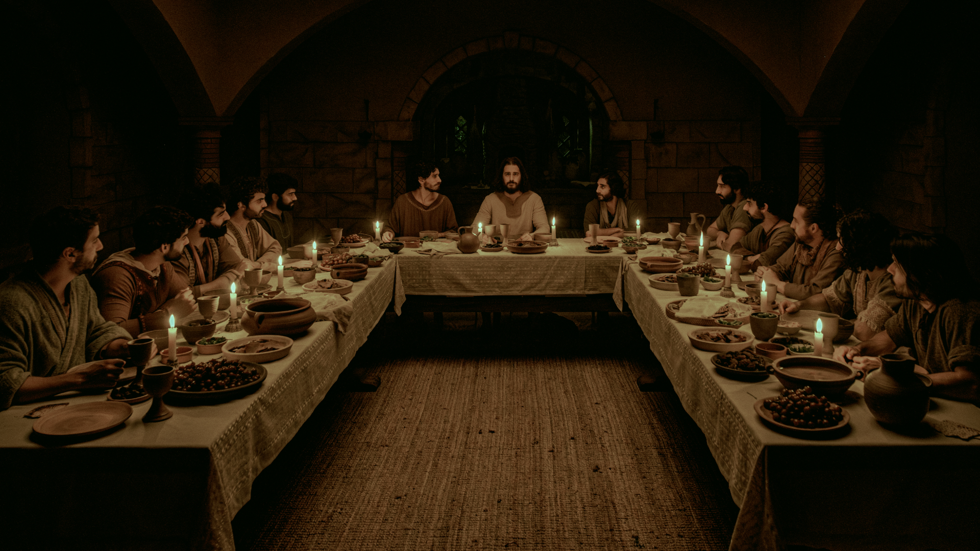 LAST SUPPER TABLE The Last Supper Photo in the The Chosen: LAST SUPPER Season 5