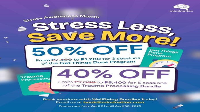 Prioritize Your Mental Health MindNation's Teletherapy Sale for Filipinos Prioritize Your Mental Health MindNation's Teletherapy Sale for Filipinos