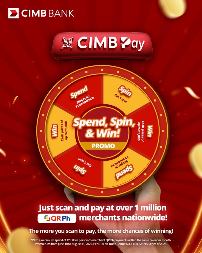 CIMB Bank PH - Use CIMB Pay at over 1 million merchants and win up to P5,000 in instant prizes CIMB Bank PH - Use CIMB Pay at over 1 million merchants and win up to P5,000 in instant prizes