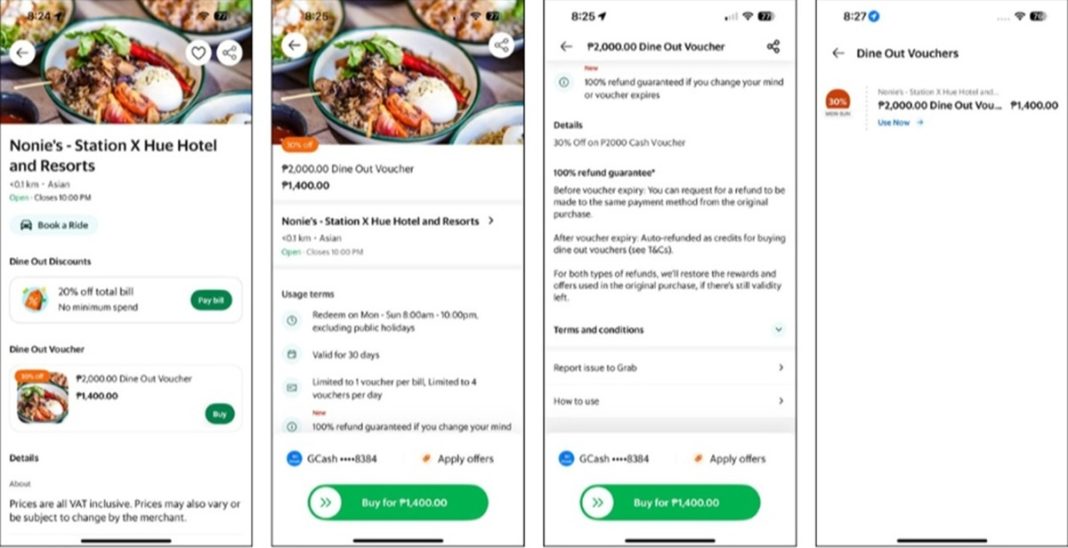 Grab Dine In Grab's Dine Out Feature: Revolutionizing Boracay's Island Dining