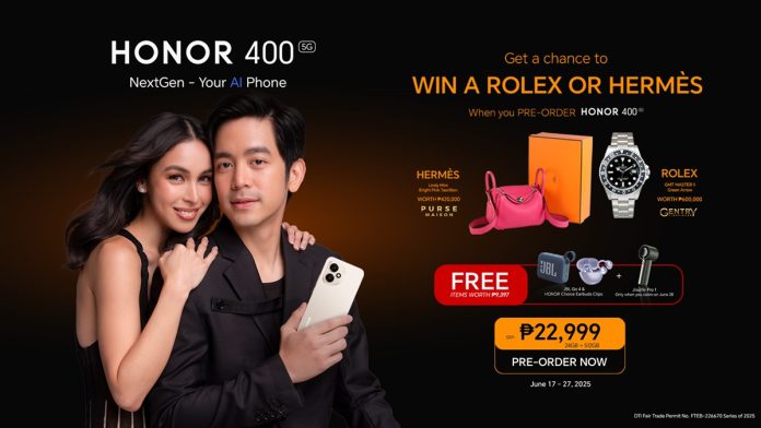 HONOR 400 5G Your AI Phone, Plus a Chance at P1M+ in Prizes! HONOR 400 5G Your AI Phone, Plus a Chance at P1M+ in Prizes!
