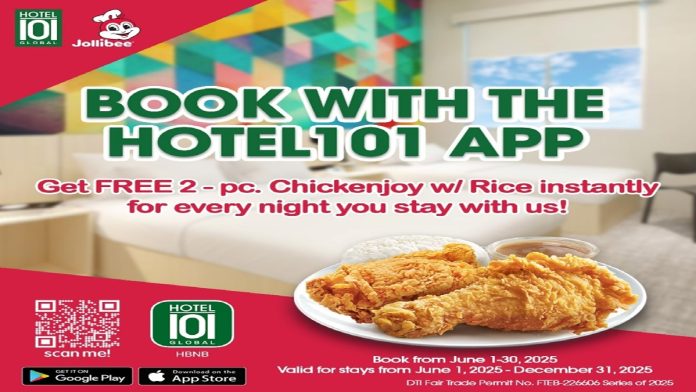 Hotel101 & Jollibee New Promo Launched