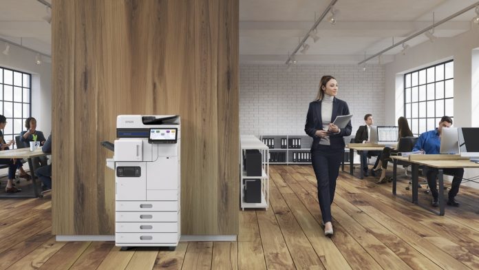 The first A3 mono mid-range model in the WorkForce Enterprise Series offers high-speed and high-volume printing, making it ideal for business settings The first A3 mono mid-range model in the WorkForce Enterprise Series offers high-speed and high-volume printing, making it ideal for business settings
