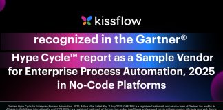 Kissflow Named No-Code Vendor in 2025 Gartner Hype Cycle Analyst report news (2)