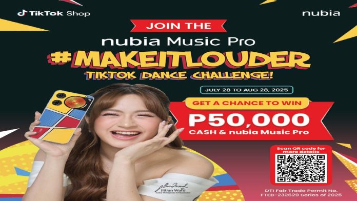 PR Banner] nubia Philippines Teases Music Pro Launch with TikTok Dance Challenge, Over ₱200K in Prizes, and Exclusive Deals Banner
