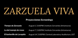 Zarzuela’s Revival: A Month-Long Tribute to Philippine Theatre screenings