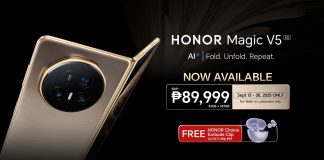 Get the New HONOR Magic V5 and Free Earbuds Now! HONOR Magic V5 Nationwide Availability 2