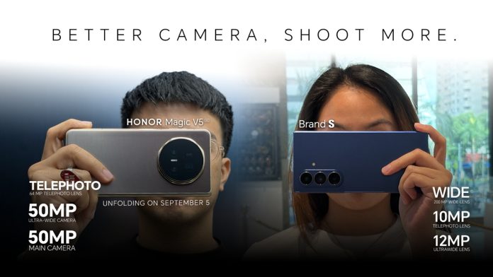 Main KV - HONOR Magic V5 Camera One-ups Competitors, launches on September 5