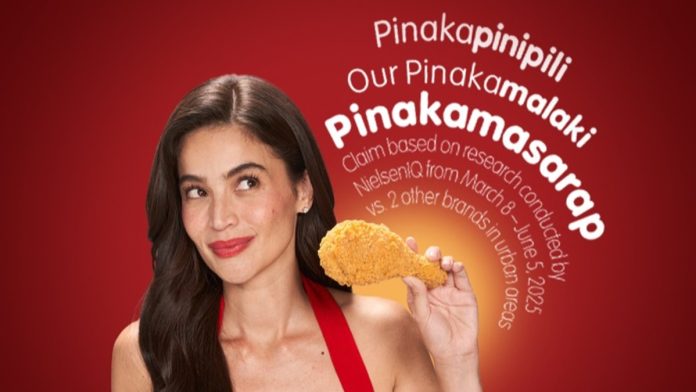 Pinakapinipili. Our Pinakamalaki, Pinakamasarap Why 4 out of 5 Pinoys Still Choose Chickenjoy