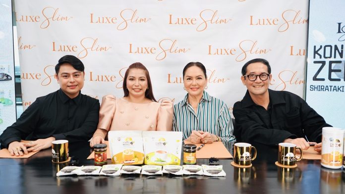 Contract Signed with Luxe Beauty and Wellness Chief of Staff RJ Macaraig and CEO Anna Magkawas, Actress and Luxe Slim Ambassadress Charo Santos-Concio, and CreaZion Studios' Jon Verzosa Contract Signed with Luxe Beauty and Wellness Chief of Staff RJ Macaraig and CEO Anna Magkawas, Actress and Luxe Slim Ambassadress Charo Santos-Concio, and CreaZion Studios' Jon Verzosa