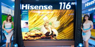 Hisense Debuts World’s Largest RGB-MiniLED TV in the Philippines Hisense 116-inch Class UX Series RGB-MiniLED