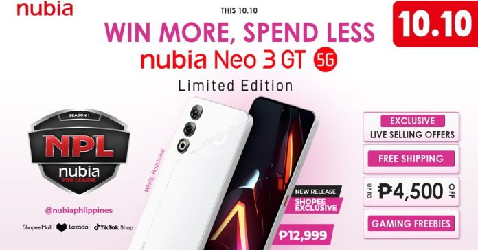 nubia Launches Limited Edition Device and Pro League Alongside 10.10 Mega Sale in PH_1