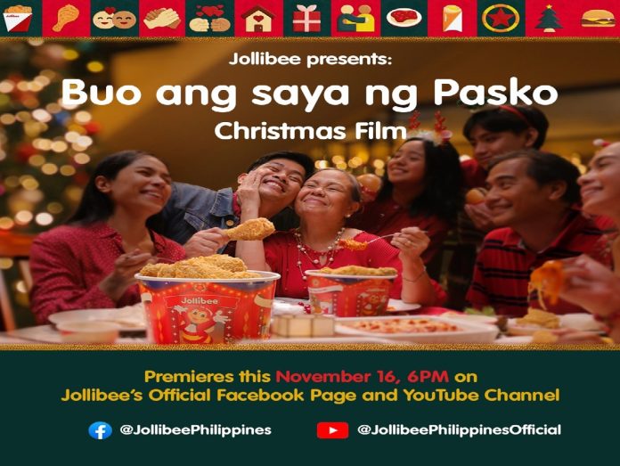 Jollibee's Buo ang Saya ng Pasko Airs Nov 16 Jollibee's Buo ang Saya ng Pasko Airs Nov 16