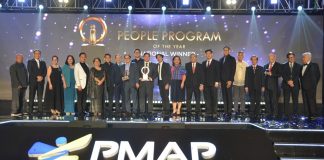 EastWest Honored with People Program of the Year Award by PMAP PMAP Stage Picture - Whole Team