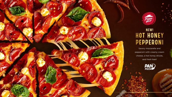 Pizza Hut’s Hot Honey Pepperoni Pizza Hut’s Hot Honey Pepperoni