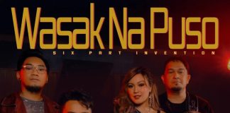 SIX PART INVENTION Drops New Heartbreak Single “Wasak Na Puso” Wasak Na Puso single cover