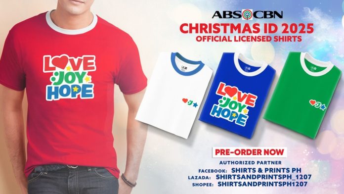 ABS-CBN Christmas shirts horizontal