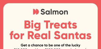 Salmon Gives Shoppers a Chance to Win Big Holiday Cash Prizes Big Treats for Real Santas