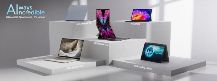 ASUS CES 2026 New Zenbook DUO & ProArt GoPro Edition AI PCs Unveiled