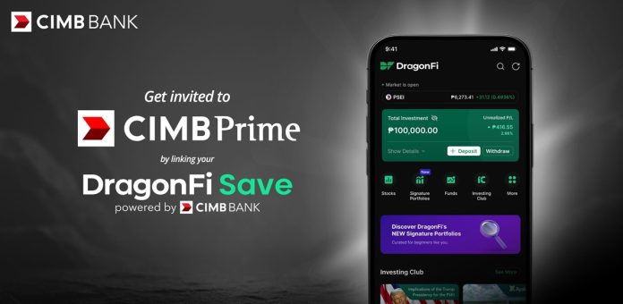 CIMB Bank PH - Unlock exclusive banking perks Link DragonFi Save to the CIMB app and get upgraded to CIMB Prime