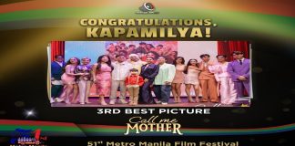Multiple Wins for “Call Me Mother” at the 51st MMFF Awards Night Call Me Mother - 3rd Best Picture